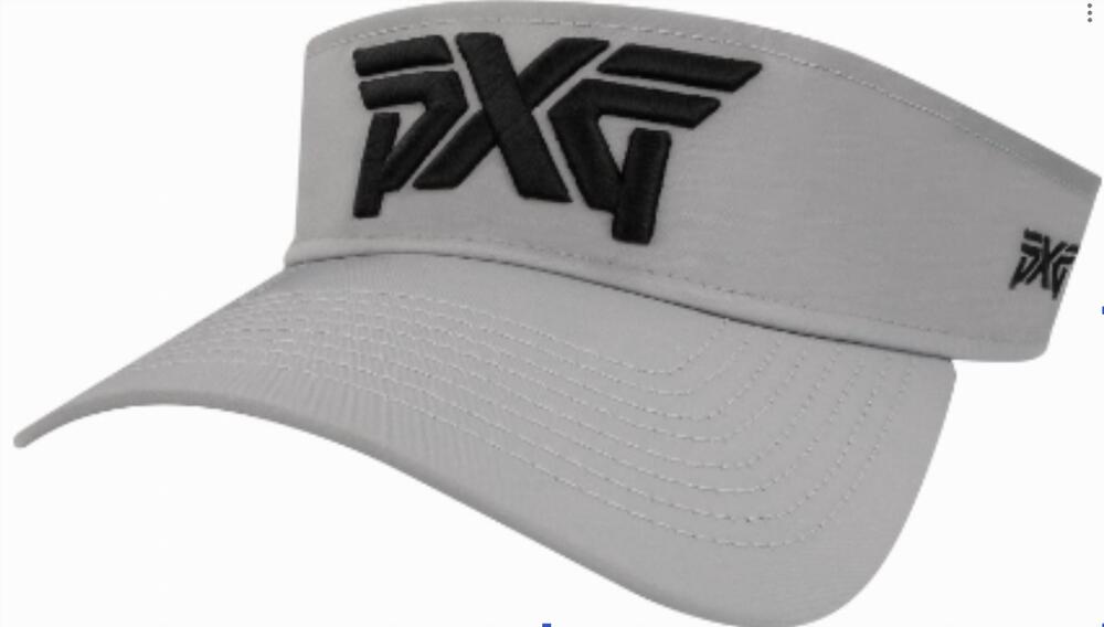 NEW PXG unisex lightweight sport visor in grey